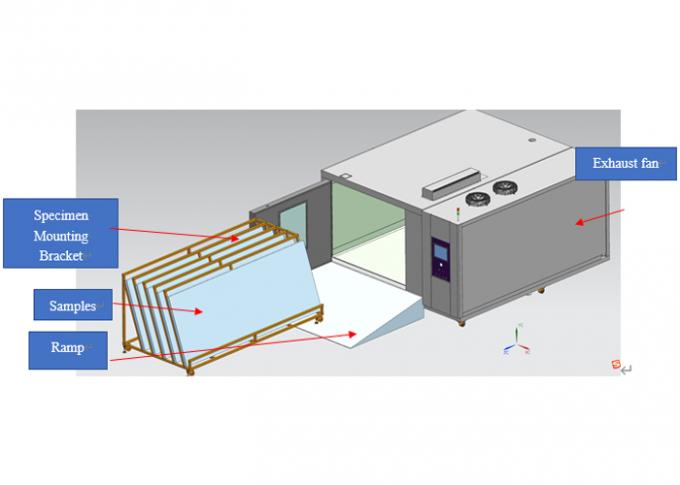सौर पैनल IEC60068-2 परीक्षण के लिए निरंतर आर्द्रता गर्मी परीक्षण कक्ष में चलना 3