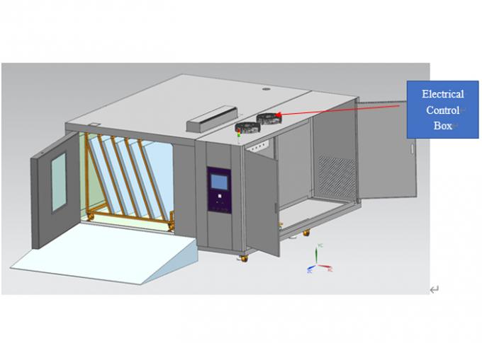 सौर पैनल IEC60068-2 परीक्षण के लिए निरंतर आर्द्रता गर्मी परीक्षण कक्ष में चलना 4