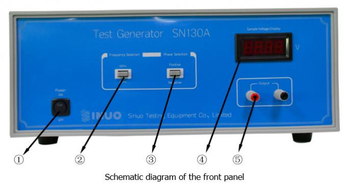 IEC 60950 क्लाज 2.3.5 स्विच लाइफ टेस्टिंग मशीन 130A टेस्ट जेनरेटर 0