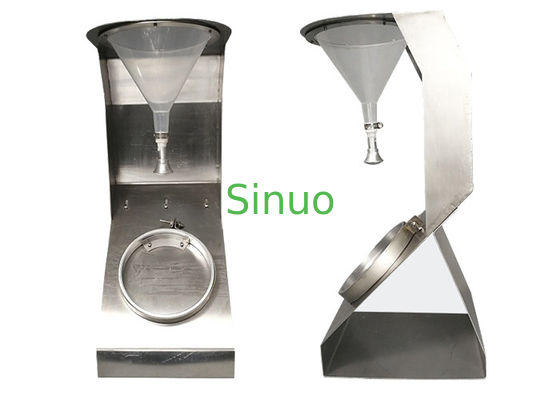 गुणवत्ता  150mm Medical Material Tester With PP Funnel Stainless Steel Specimen Holder कारखाना