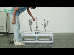बीएस एन 12983-1 डबल हैंडल कुकवेयर झुकने प्रतिरोध परीक्षण उपकरण