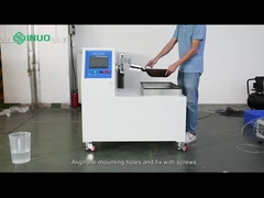 कुकवेयर के परीक्षण रिसाव की मात्रा के लिए परीक्षण उपकरण डालने का कार्य BS EN 12983-1 का अनुपालन करता है