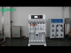 UL817-2021 पावर कॉर्ड अचानक पुल टेस्ट उपकरण 6 स्टेशन पीएलसी नियंत्रण