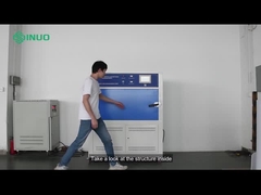 आईएसओ 4892-3 यूवी वातानुकूलन त्वरित उम्र बढ़ने परीक्षण उपकरण जलरोधक पर्यावरण परीक्षण कक्ष