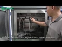 प्रीमियम ज़ेनॉन लैंप एजिंग पर्यावरण परीक्षण कक्ष SAE J2412 आईएसओ 105