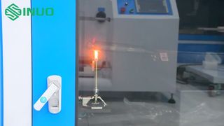 कुकवेयर हैंडल बर्निंग टेस्ट मशीन बीएस एन 12983-1 पीएलसी नियंत्रित लैब उपकरण