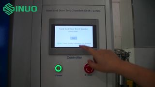 ऑटोमोटिव पार्ट्स के लिए IP5X IP6X रेत और धूल परीक्षण चैंबर IEC 60529 रेत और धूल परीक्षण