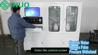 इलेक्ट्रिक वॉटर हीटर पल्स प्रेशर झेलने वाली परीक्षण मशीन