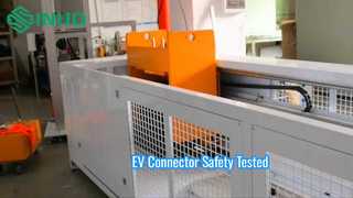 पीएलसी नियंत्रण के साथ ईवी चार्जिंग कनेक्टर्स के लिए यूएल 2594 ड्राइव ओवर टायर लोड टेस्ट सिस्टम