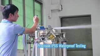 डिजिटल फ्लोमीटर Ф12.5mm 100±5 L/मिनट के साथ IPX6 जेट नोजल सेट