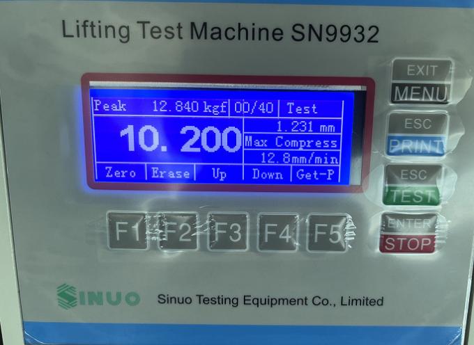 आईईसी 60598-2-17 उच्च परिशुद्धता बॉल स्क्रू लिफ्टिंग टेस्ट मशीन लिफ्टिंग टेस्ट के लिए: 0
